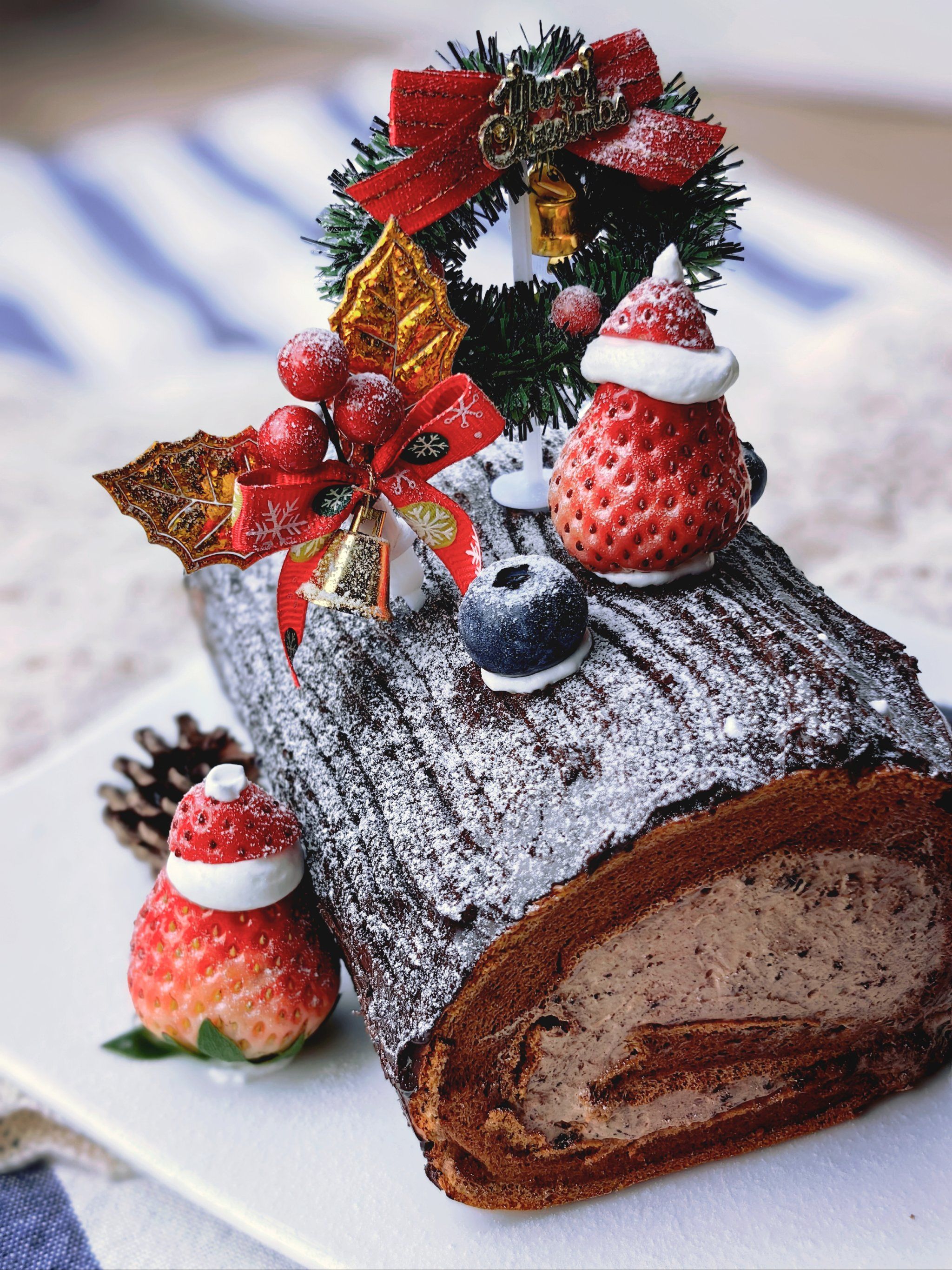 圣诞树造型蛋糕